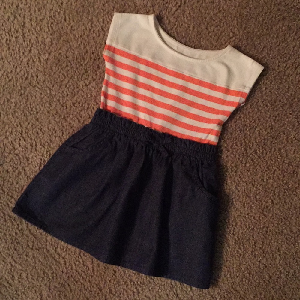 EUC Cherokee Stripe & Jean Dress